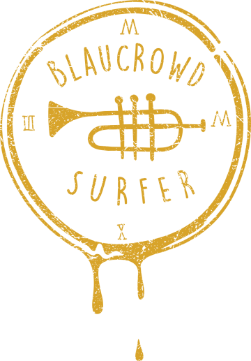 Blaucrowd Surfer Logo